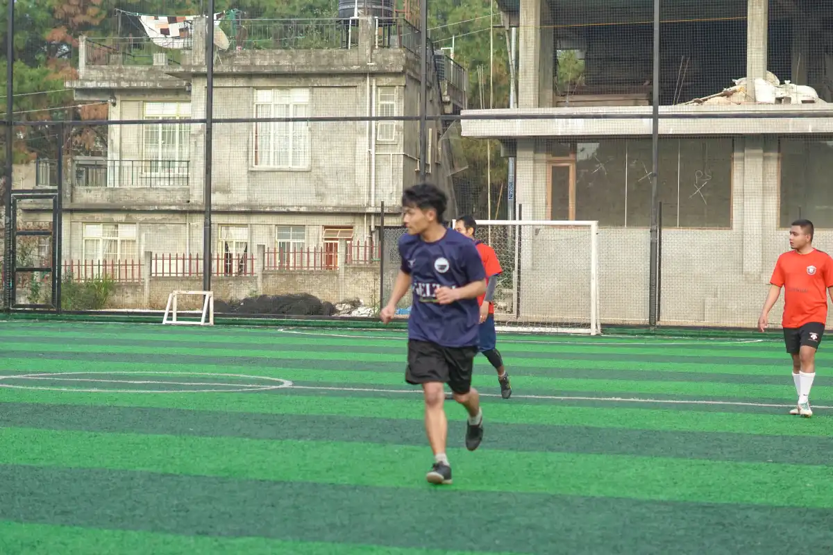 Play a match with locals